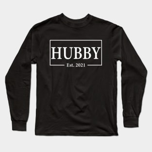 Wedding Anniversary Hubby 2021 Long Sleeve T-Shirt